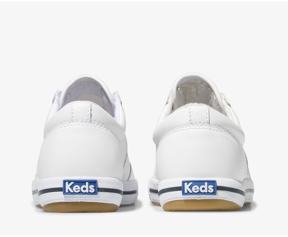 Keds Womens Sneakers White - Courty Leather - 891SWNKUG